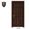 Wooden internal door 6 panel interior doors with frame price