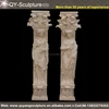 Wholesale white marble square columns