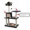 Leopard Design Luxury PU Leather Cat Tree Classic