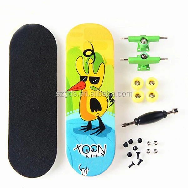 Wholesale Fingerboard Trucks Fingerboard Bearing Wheels Wood Fingerboard With Different Graphics