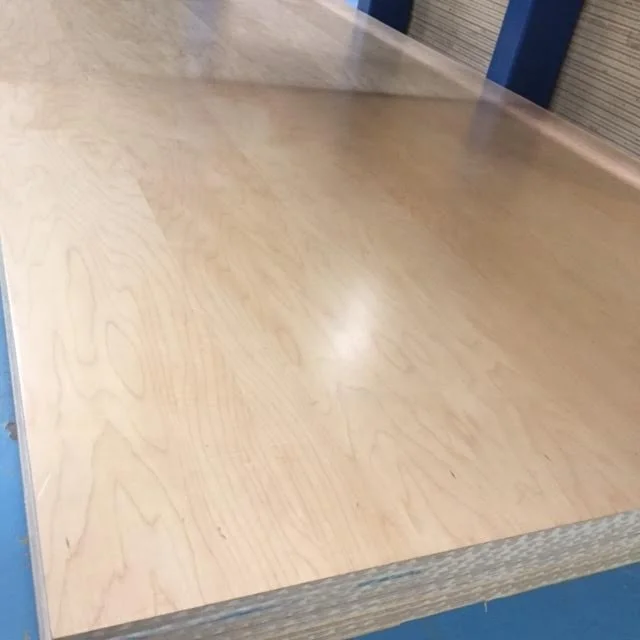 Maple Fancy Plywood Ghana Natural Maple 3mm Maple Melamine Faced
