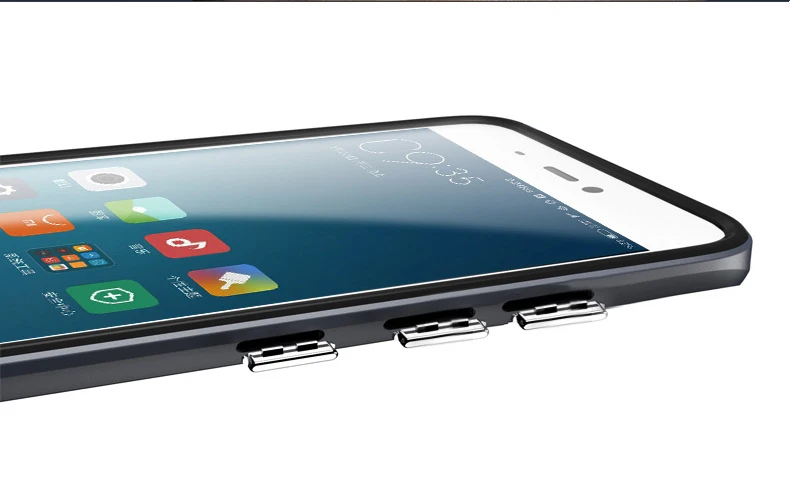 2 IN 1 Carbon Fiber TPU+PC Back Cover Case For Xiaomi Redmi Note 4