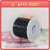 Black 55 yards 1mm thickness white waxed linen cord