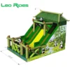 New design children like amusement game, inflatable jumping castle, panda sliding bouncy