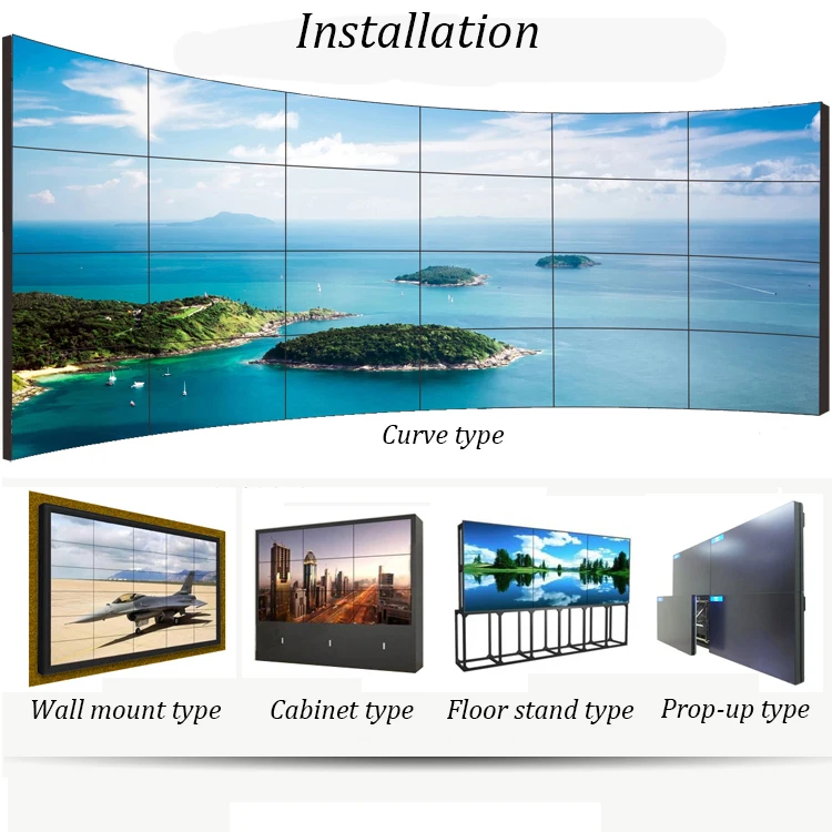 Factory Price! 55 Inch Multi Screen/did Lcd Video Wall/ Outdoor Multiple Advertising Indoor Led