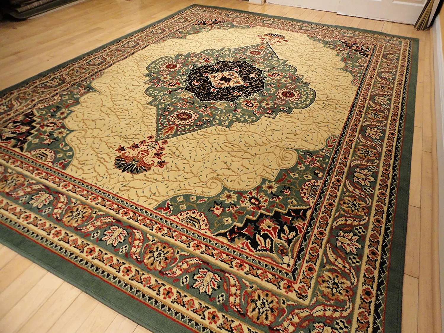 Buy New Large 5x8 Green Persian Style Area Rug For Living Room Green Cream Beige Red Rugs For Bedroom 5x7 Traditional Rugs Medium 5x8 Rug In Cheap Price On Alibaba Com