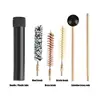 Universal 6 pcs Portable Box Rifle Pistol Hunting Accessories Hand Gun Bore Brush Gun Cleaning Kit