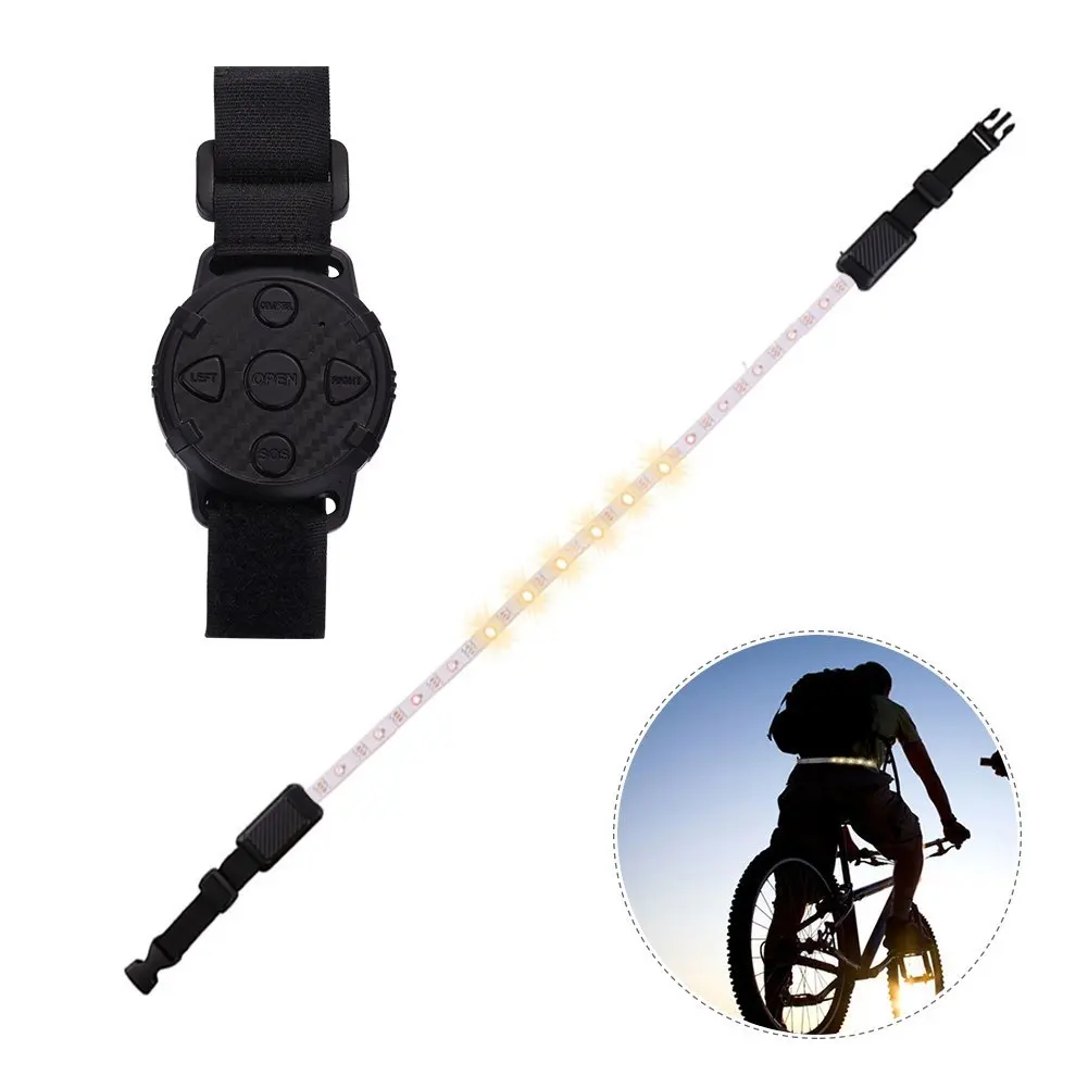 SHZONS LED Waist Belt, Rechargeable Cycling Warning Turn Signal Light,Reflective Belt for Running,Walking,Climbing & Cycling