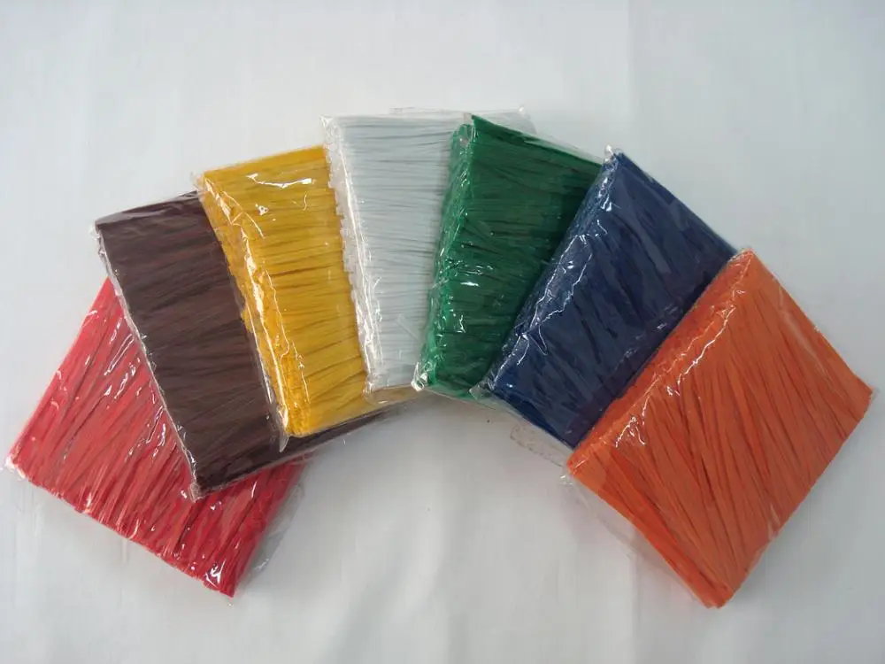 Blue Plastic Twist Tie/bag Closure For Bread Bag/packaging Plastic Wire