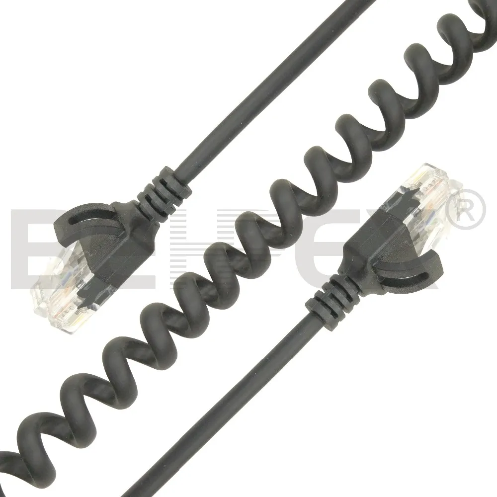 New Design Flexible Utp Coiled Cat.6 Patch Cord Buy Coiled Cat.6