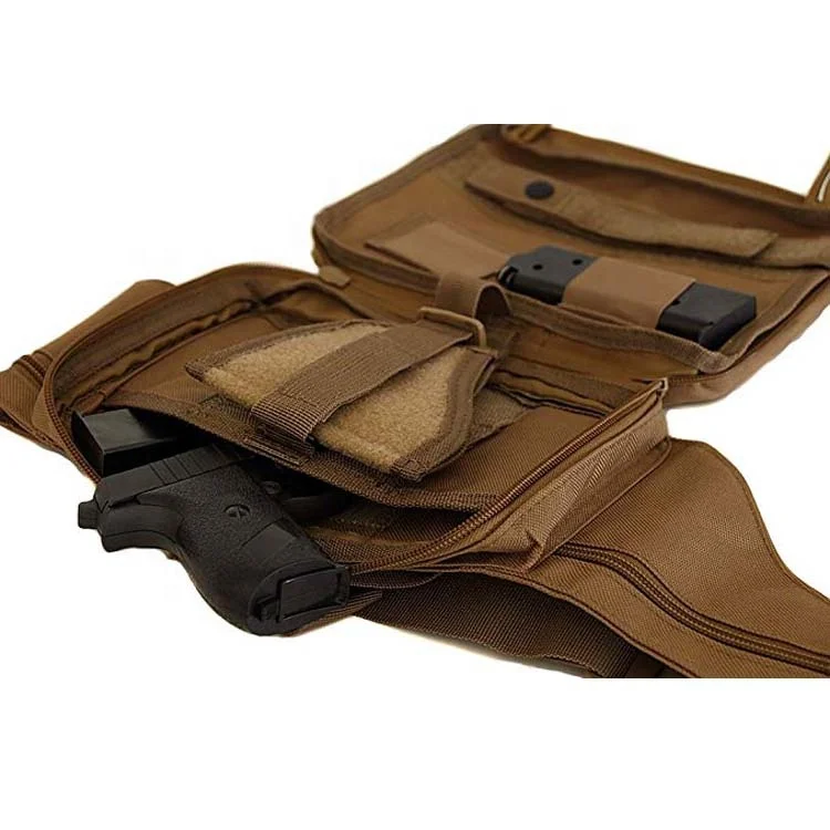 Large Men Carry Concealed Pistol Fanny Pack Tactical Gun Waist Bag With