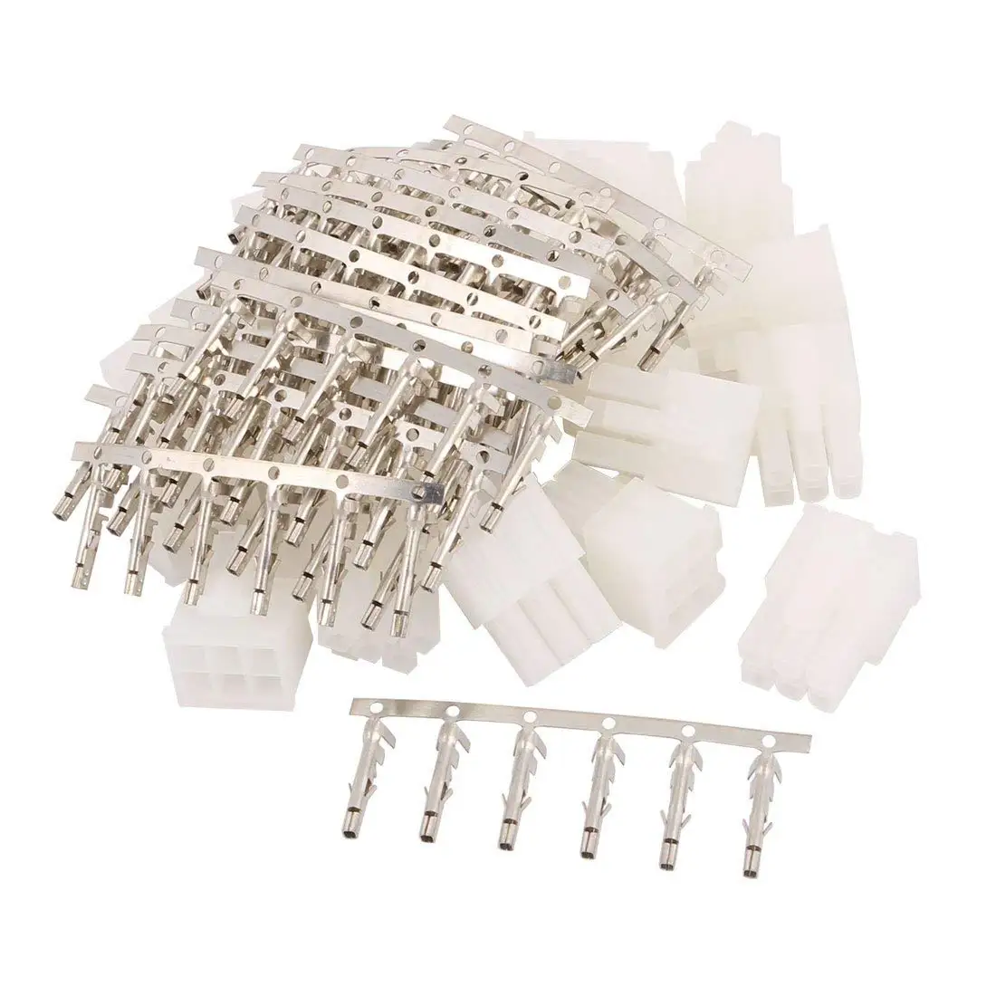 Aexit 20 Pcs Audio /& Video Accessories 5 Pin Socket 2.54mm Pitch PSU Power Supply PCB Board Car Connectors /& Adapters ATX Connector