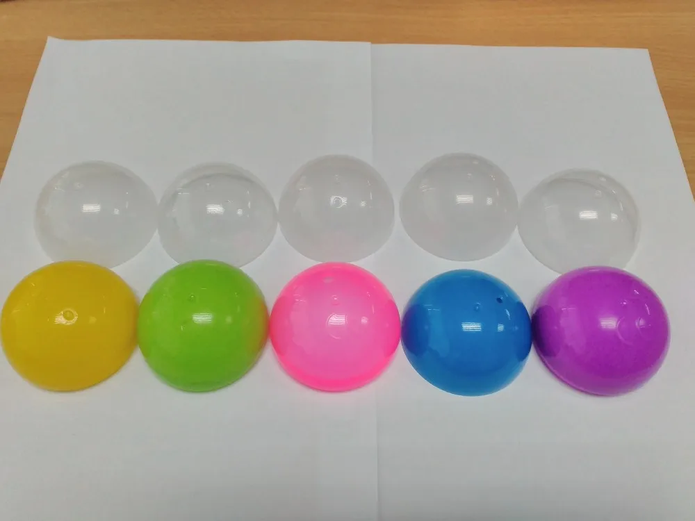 2017 New Style Plastic Ball Capsule 6 Colors Clear Capsule Ball Buy