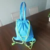 High quality cotton fabric canvas drawstring bag Eco friendly cotton cloth handbag OEM shopping handle tote bag