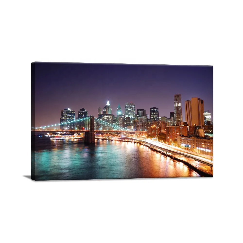 3d led canvas art modern canvas painting with led light