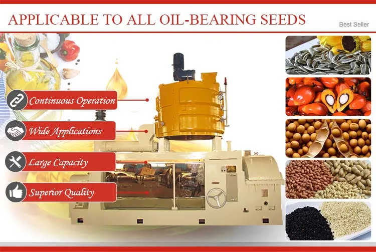 Large oil expeller factory price vegetable seed nut groundnut soybean castor oil expeller press