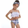 Lovely style custom sublimation girls swimwear kids clothing kids bathing suit