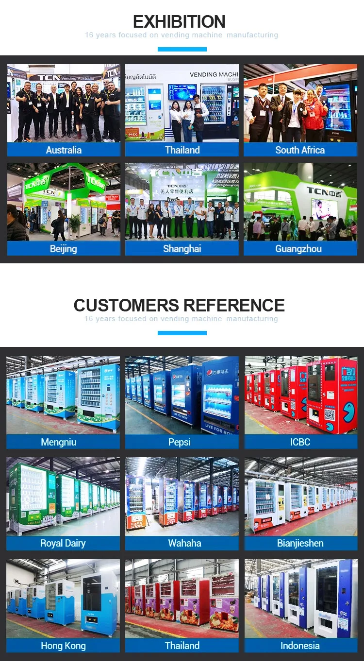 Tcn Smart Locker Custom Cans Beverage And Wine Vending Machine For Hotel Video Technical