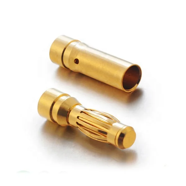 Specialized in strike banana plug connector brass 24k gold plated factory .jpg