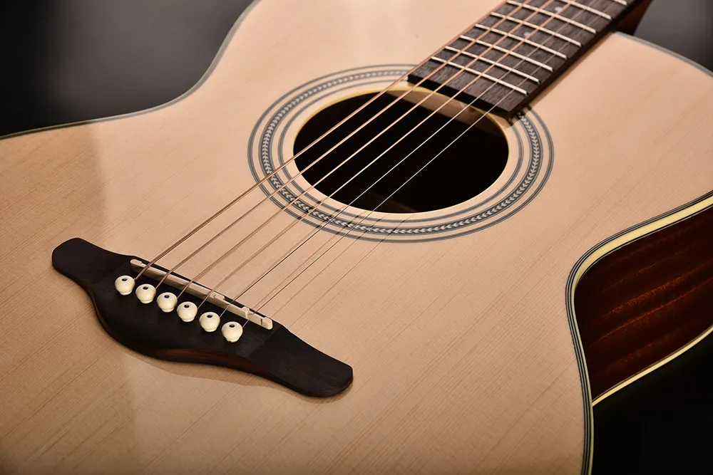 Sm2000m Laminated Spruce Glossy Finish Wood Acoustic Guitar Buy