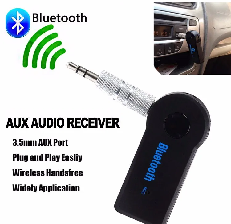 Portable mini wholesale car kit transmitter bluetooth receiver