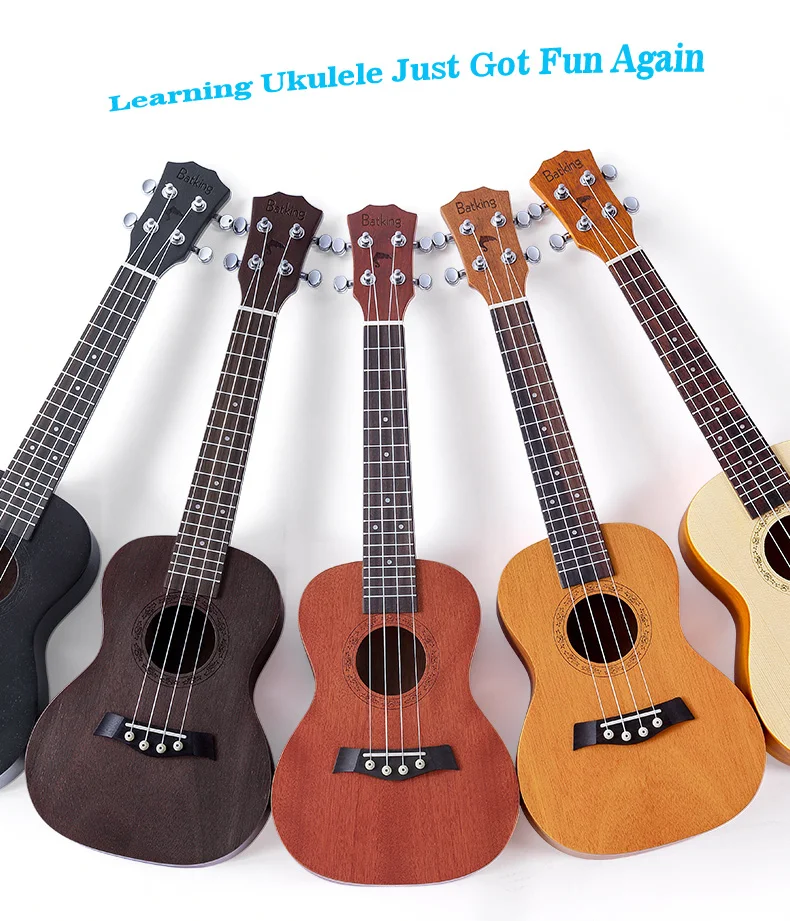 Hot! Cheap Price Solid Wood Ukulele Wholesale 21 Inch Kid Guitar With ...