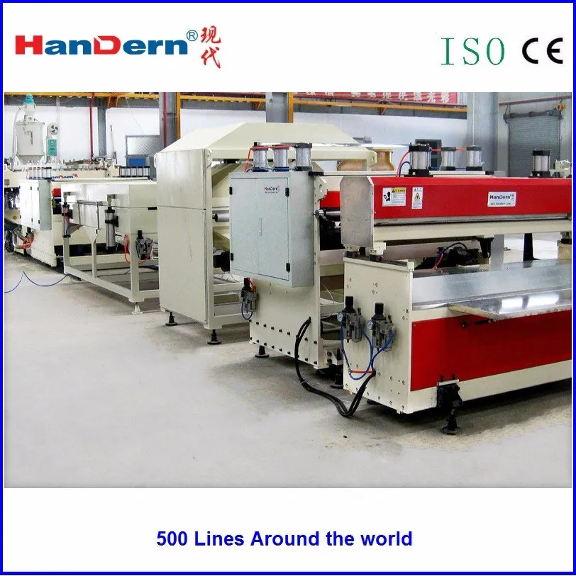 Polycarbonate hollow sheet production machine