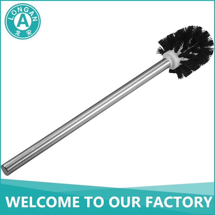 Factory Direct Discount Bathroom Stainless Steel Black Toilet Brush