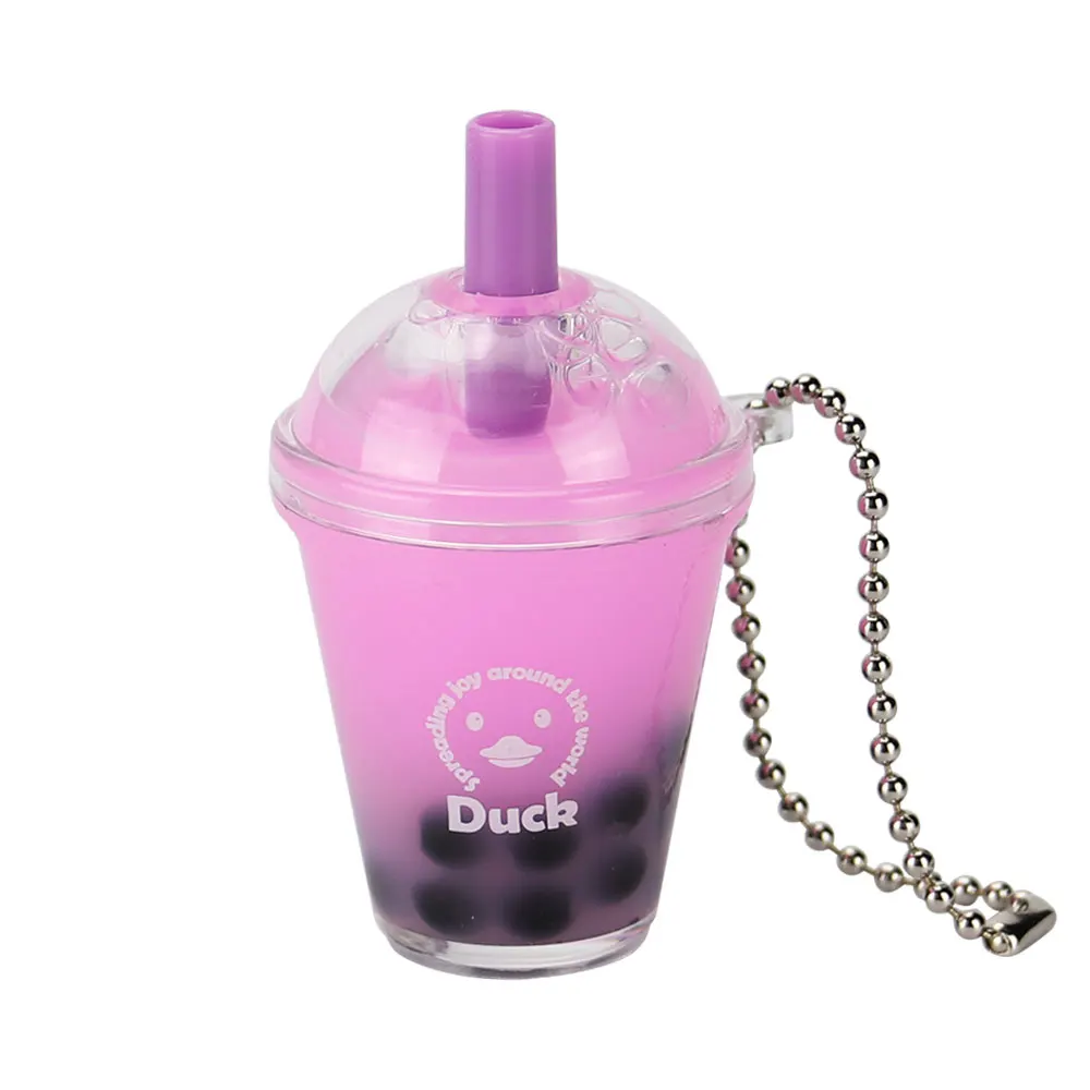 Liquid Bottle Keychain With Liquid Filled Keychain Acrylic Liquid Cup