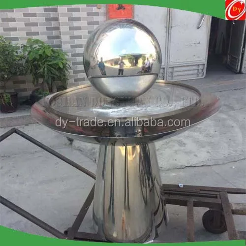 Large Polished Garden Water Fountain/Outdoor Indoor Decoration/Metal Craft