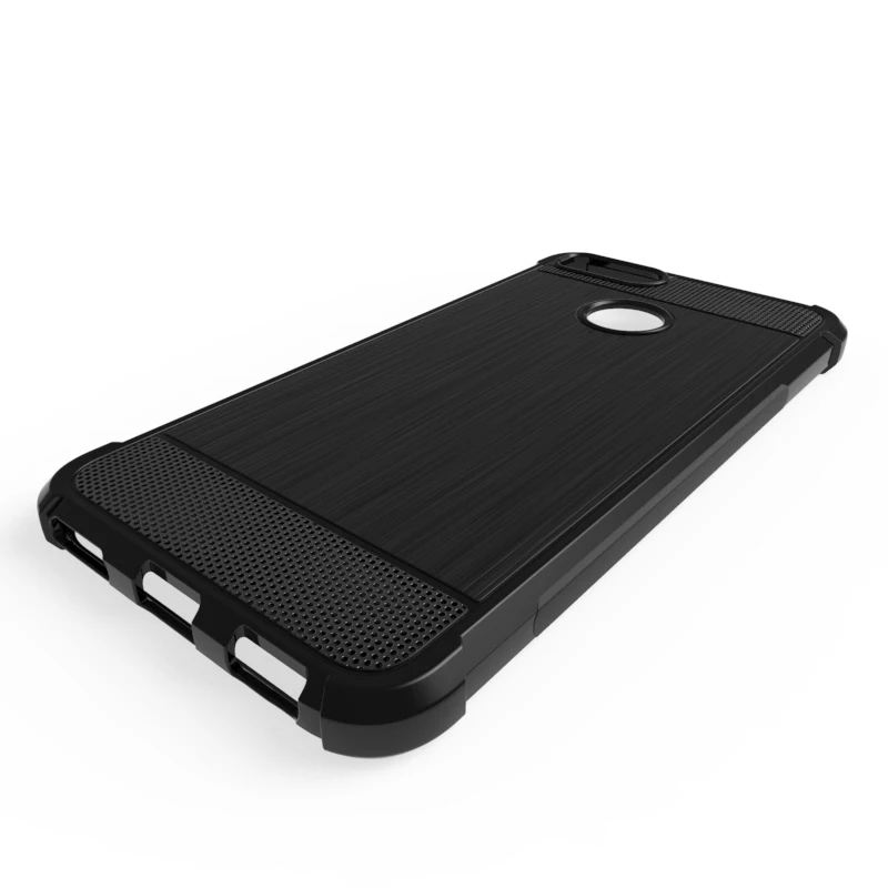 2017 New Arrival Carbon Fiber Shockproof Tpu case for xiaomi 5x Mi 5X Mi A1 Brushed Effect