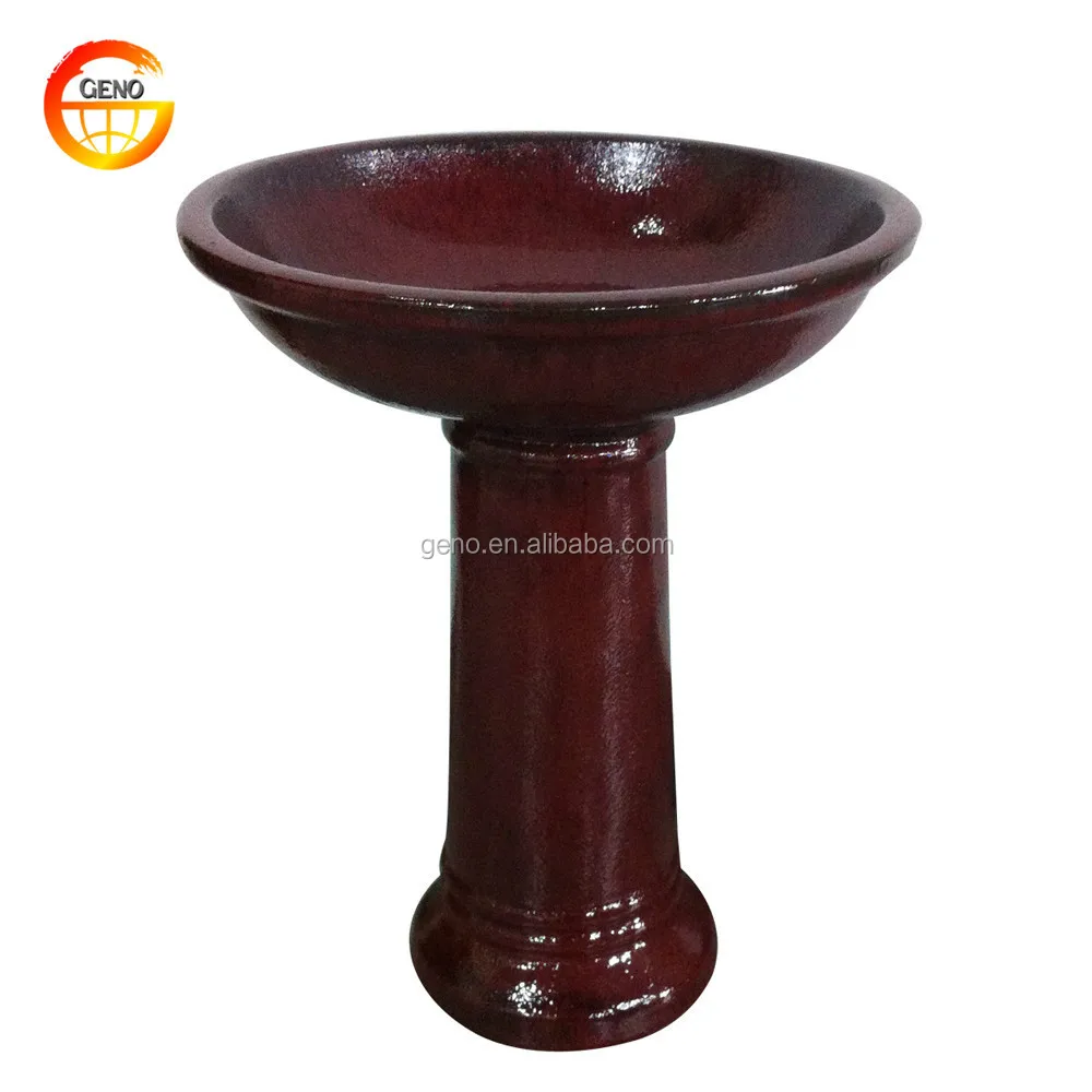 Ceramic Bird Feeder Clay Bird Bath For Sale Menards Bird Bath