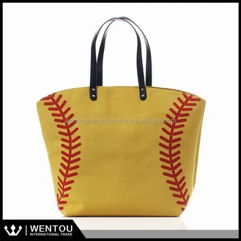 Wholesale Canvas Monogrammed Softball Tote Bag - Buy Softball Tote Bag,Monogrammed Softball Tote ...