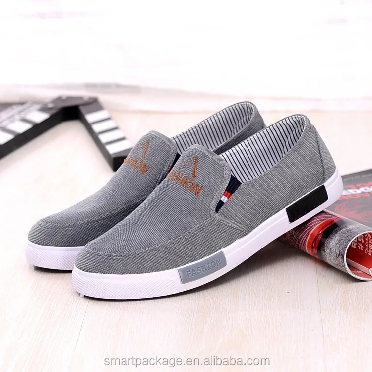 Trade Assurance Lowest Price Canvas Casual Shoes Slip Ons For Men