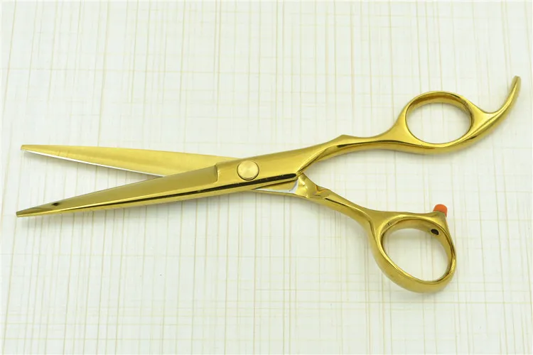 Msd Professional Hairdressing Hair Cut Scissors Gold Hair Cutting Full 9649