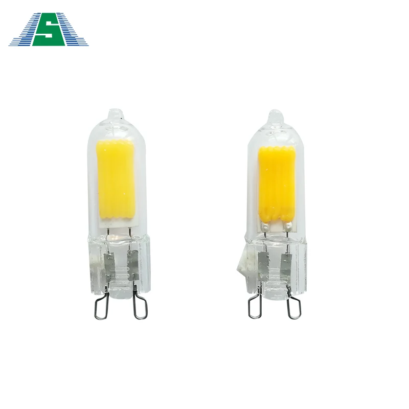 Reasonable price colored g9 led light source enail halogen bulbs