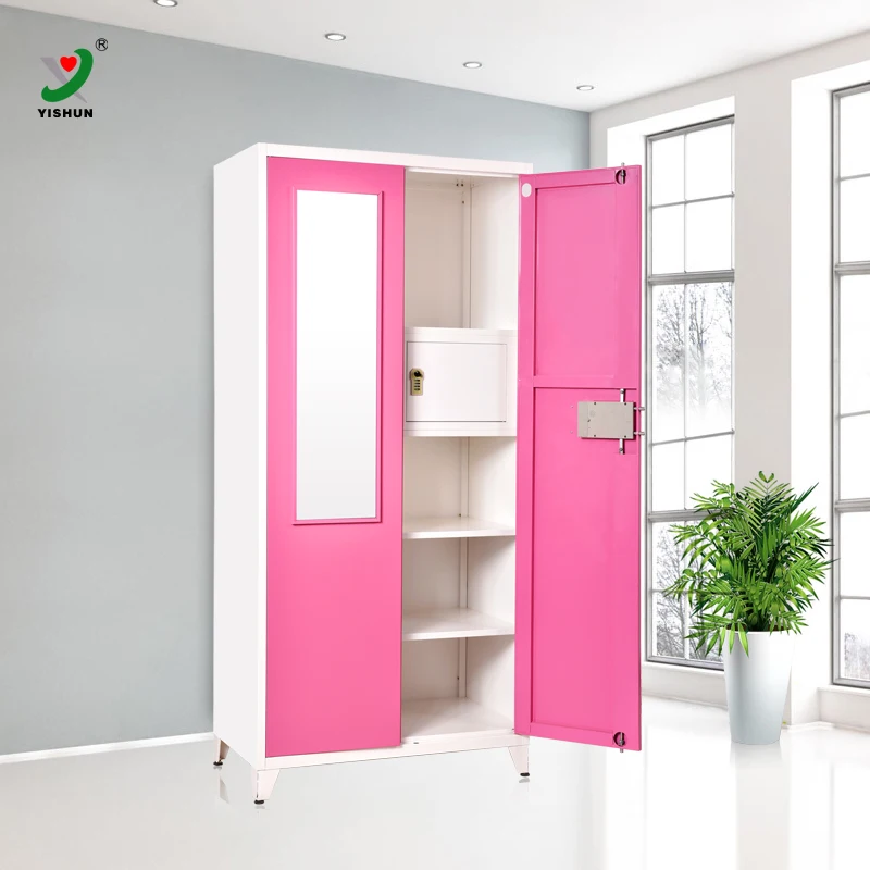 Home Furniture Steel Clothes Bedroom Wardrobe Online Shopping