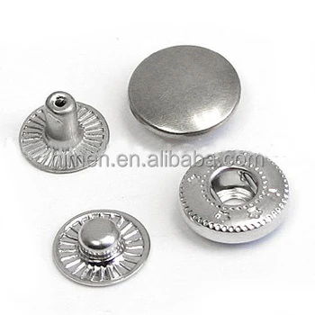 metal snap buttons