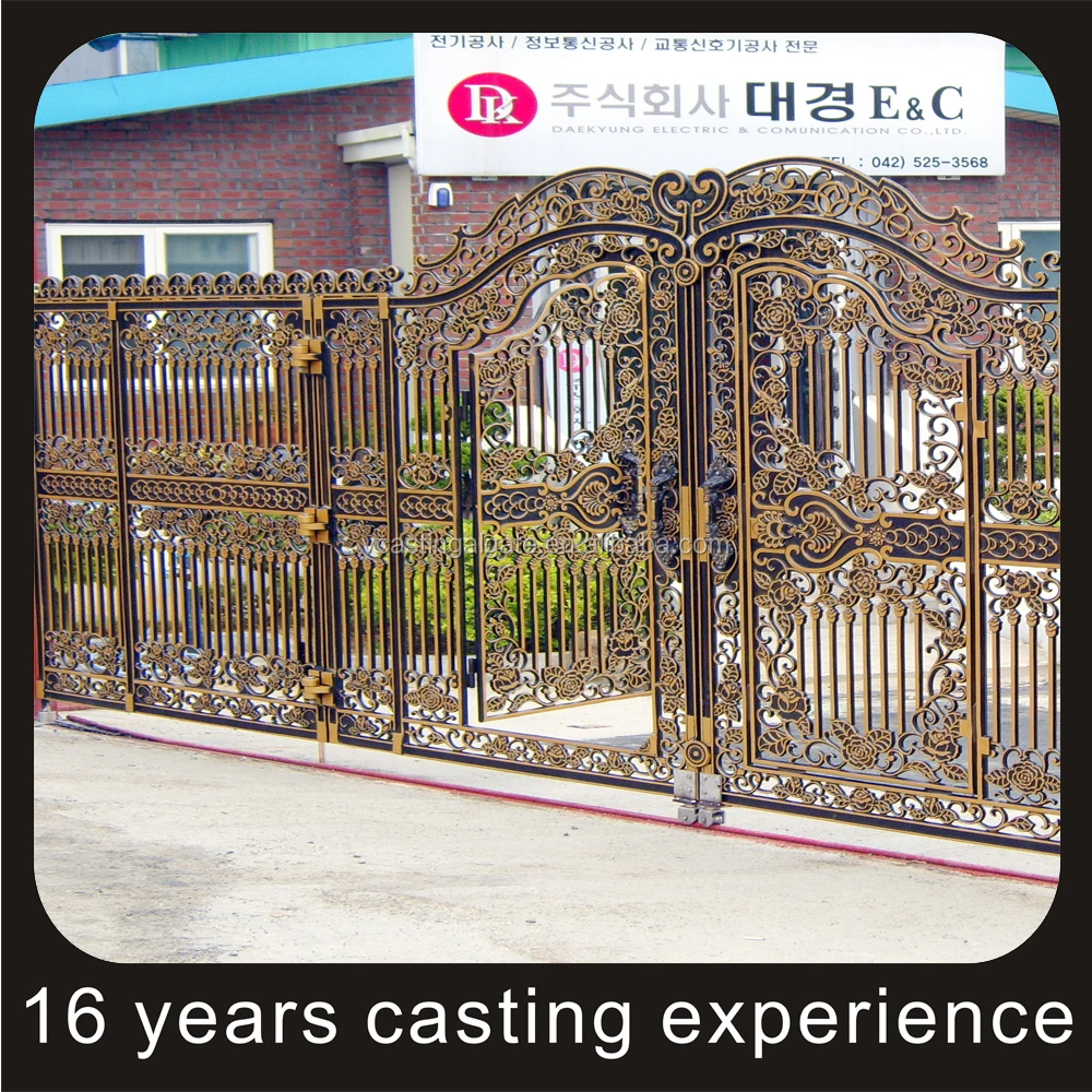 Cast Aluminum Gate Wrought Iron Security Gate Front Door Buy Cast Aluminum Gate Wrought Iron Security Gate Aluminum Front Door Product On