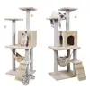 Wholesale customize Medium size natural cat scratching post for cat climbing tree