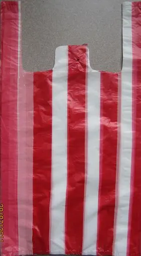 Hdpe Candy Stripe T Shirt Bag Hdpe Candy Stripe T Shirt Bag Supplieranufacturers At Alibaba