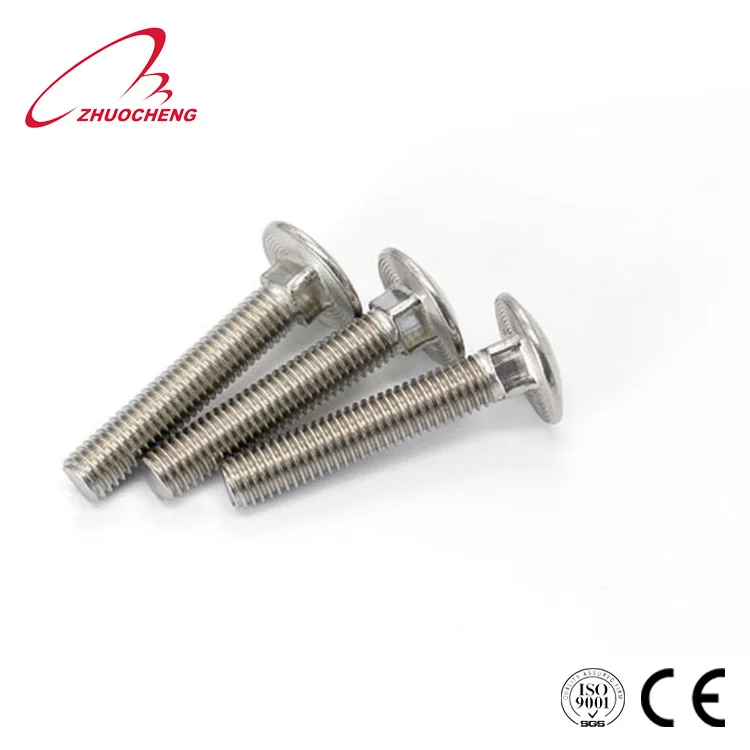 Stainless Steel 304 316 Square Neck Round Head Bolt Shoulder Carriage
