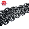 Supply SS304 G80 G60 G43 G30 Stainless Steel Link Chain Heavy Duty 8mm Black Industrial welded chain