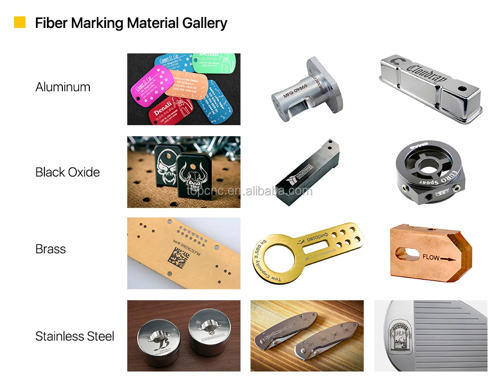 Fiber laser marking machine for metal  