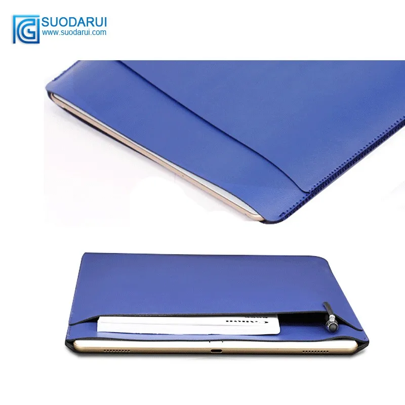 Super fiber PU Leather bag Pouch for Apple Ipad Air / mini case