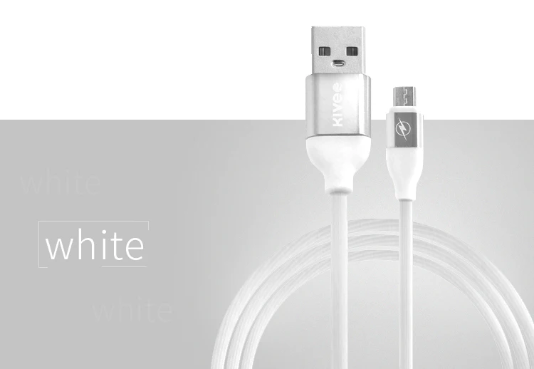 Wholesale Rainbow Colorful 1m Micro Usb Cell Phone Charger Data Cable For Android Phone