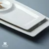 hotel & restaurant crockery tableware 16" rectangle 3 section plate
