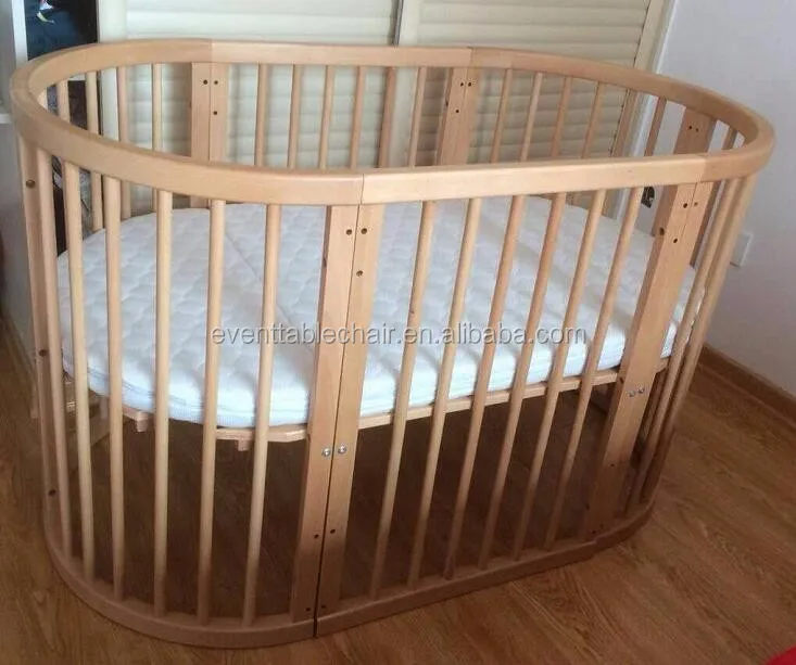 round 8 in 1 factory price convertible cribs adult baby