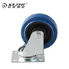 quality guarantee medium duty universal wheel arches Top Plate Swivel Type rubber wheels for roller