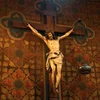 Church items life size jesus statue Being crucified on the cross
